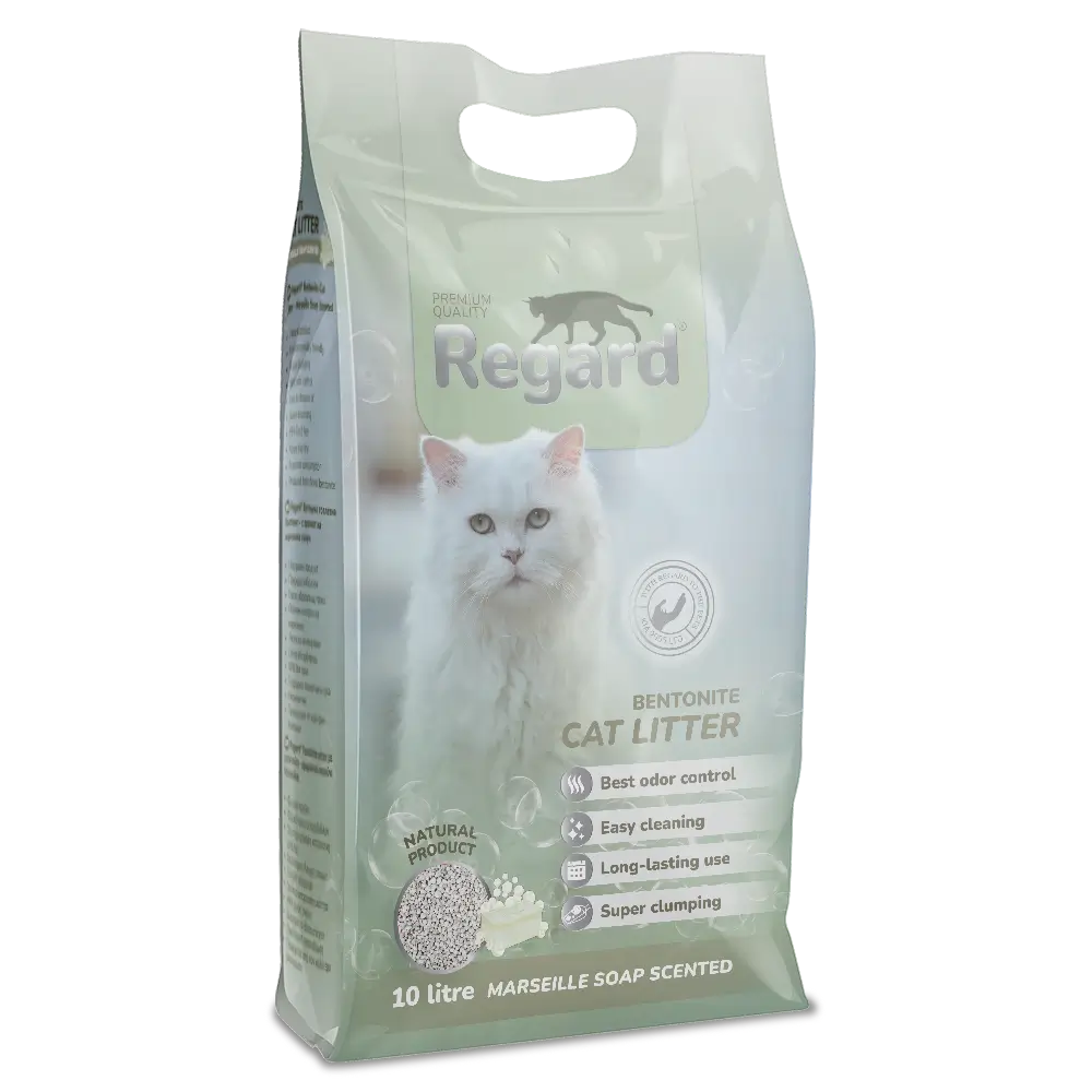 REGARD – Котешка тоалетна Бентонит – марсилски сапун 10 л.