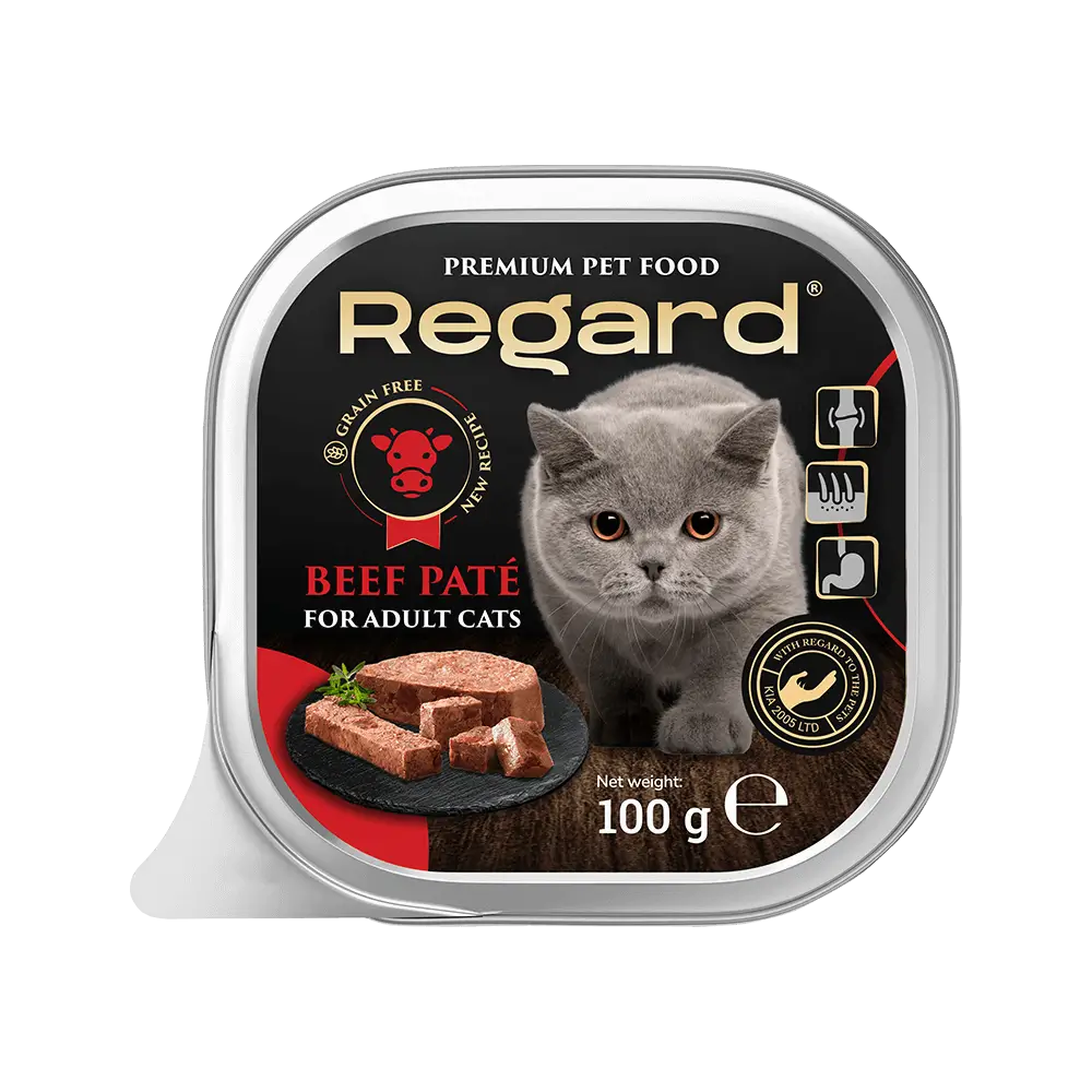 REGARD пастет за котки с говеждо месо 100гр