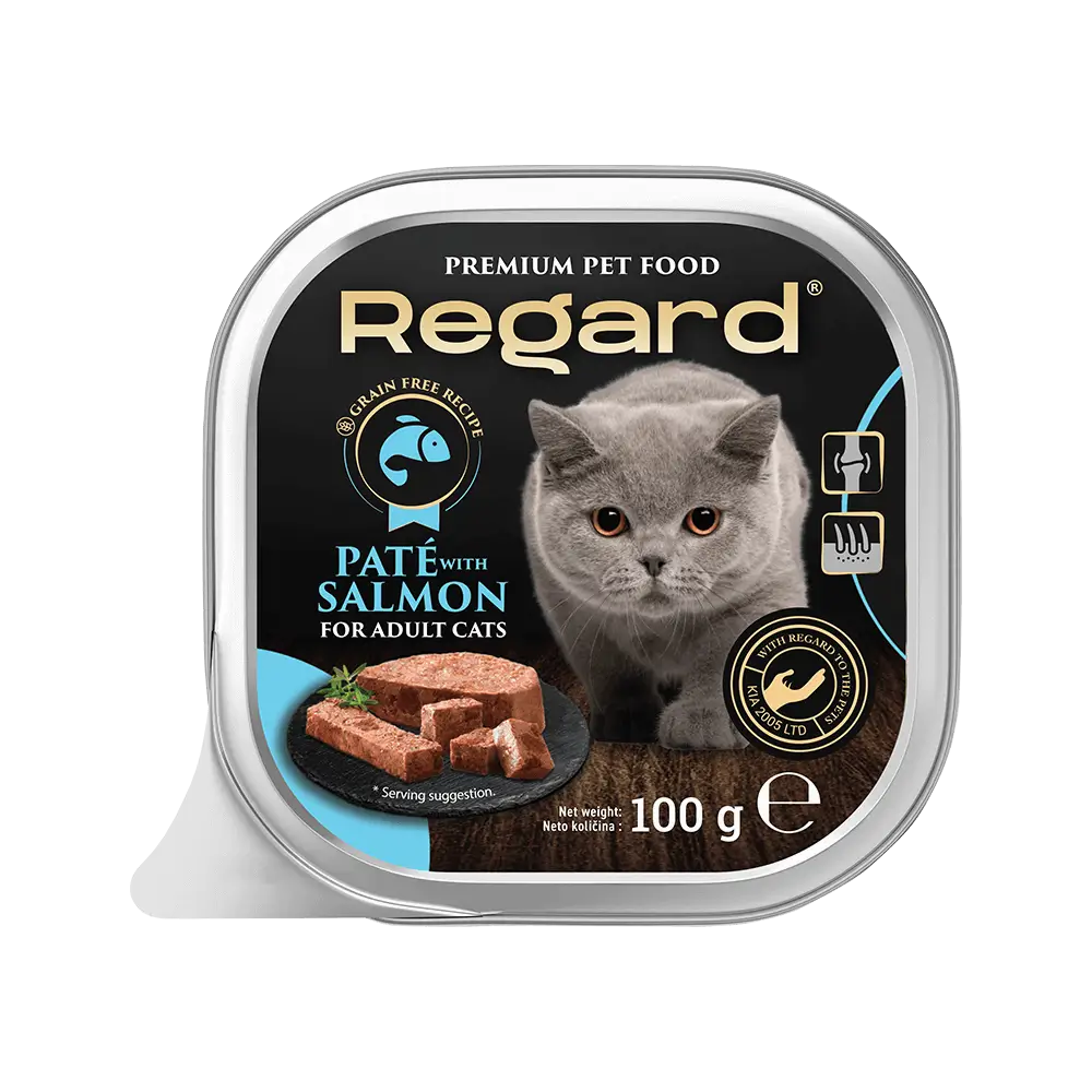 REGARD пастет за котки със сьомга 100гр