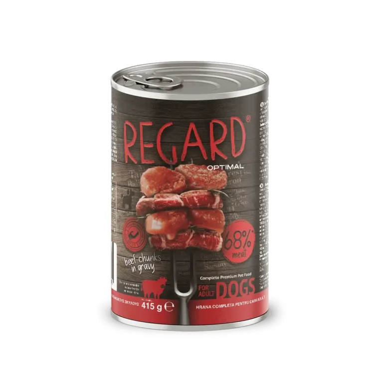 Regard Optimal 415g Chunks Dog Beef 768x768