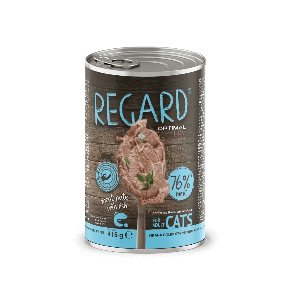 REGARD Optimal – Пастет с риба за възрастни котки – 415 g
