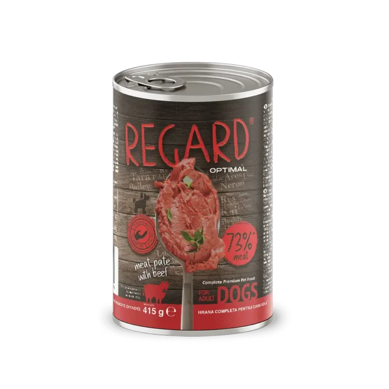 Regard Optimal 415g Pate Dog Beef 768x768