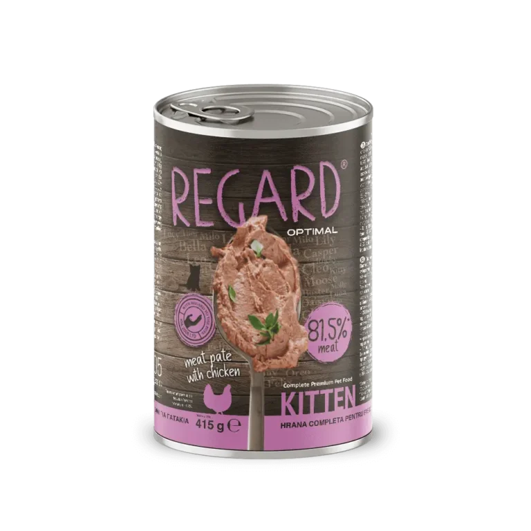 REGARD Optimal – Пастет с пилешко месо за малки котенца – 415 g
