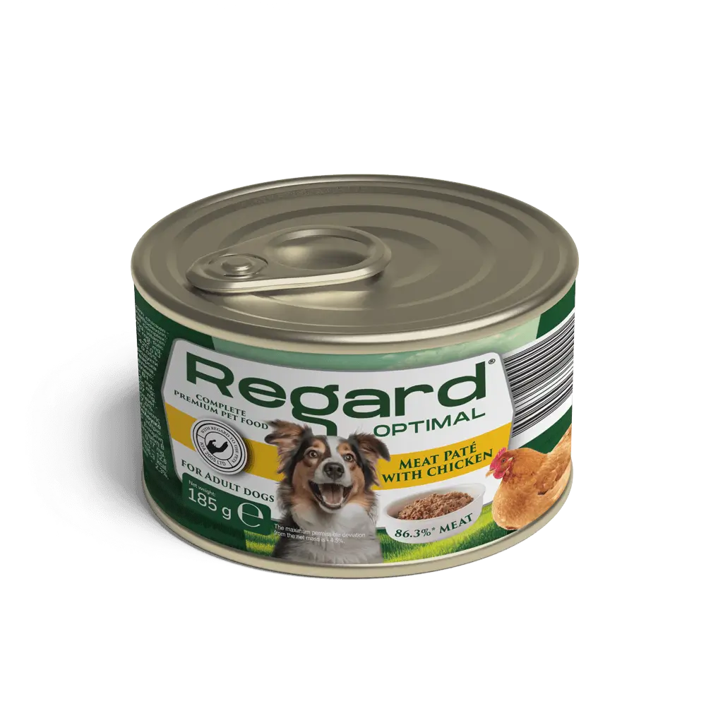 REGARD OPTIMAL консерва за кучета – пилешко — Тегло: 0,500 гр.